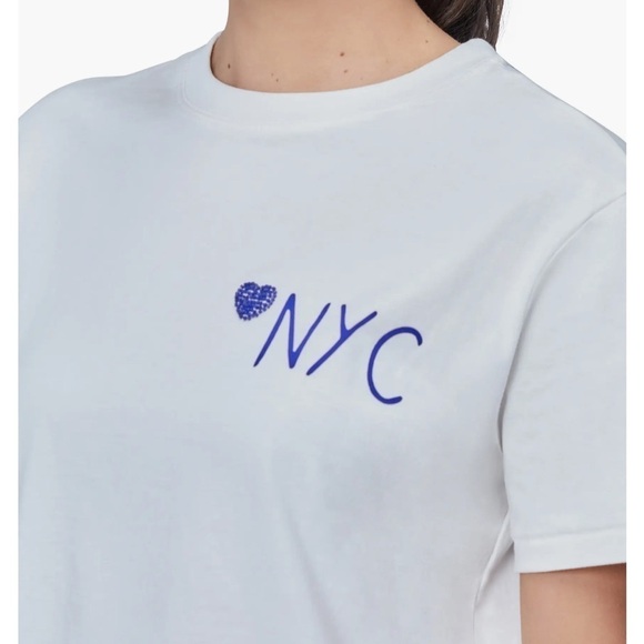 Wildfox NYC Ryan Ex-Boyfriend White Sleeve Tee Size M - Picture 4 of 11